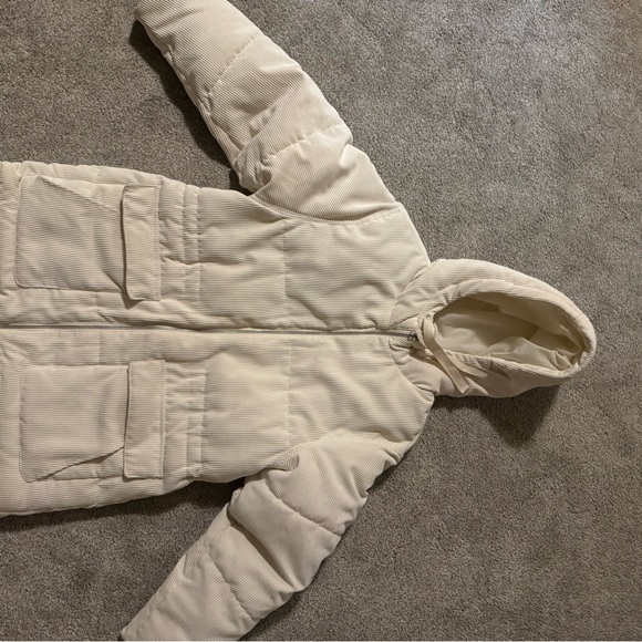 Universal Thread Ribbed Cream Jacket - Picture 1 of 4